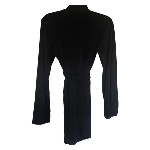 Show Me Your MuMu - Chloe Collared Dress - black slinky stretch size S - Picture 3 of 6